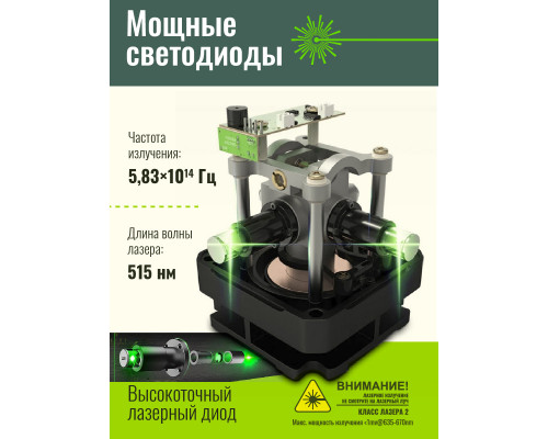 Профессиональный Лазерный уровень (нивелир) LT L12-360A 3D 12 линий + тренога 1 метр